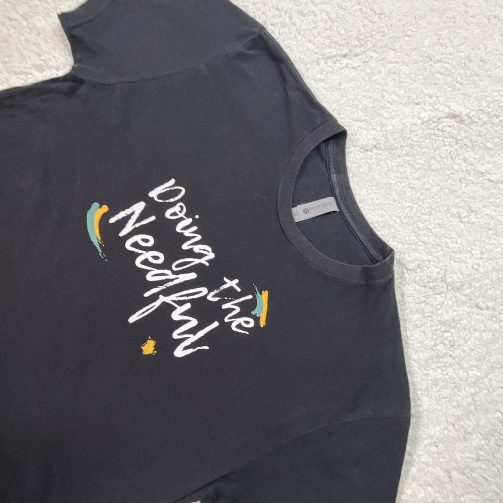 Next Level Kensium Graphic Black Men's Crew Neck T-Shirt Size M